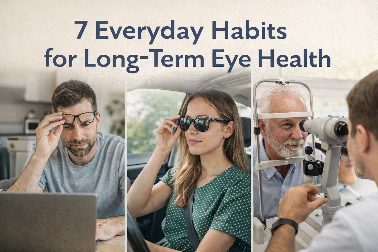 7 Everyday Habits for Long-Term Eye Health - Dr. Chameen Sams