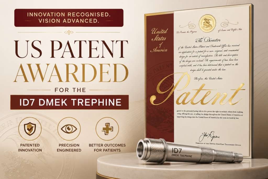 US patent for ID7 DMEK trephine